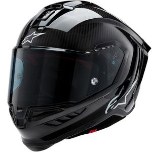 Alpinestars Supertech R-10 Solid Black Integrālā motociklu ķivere