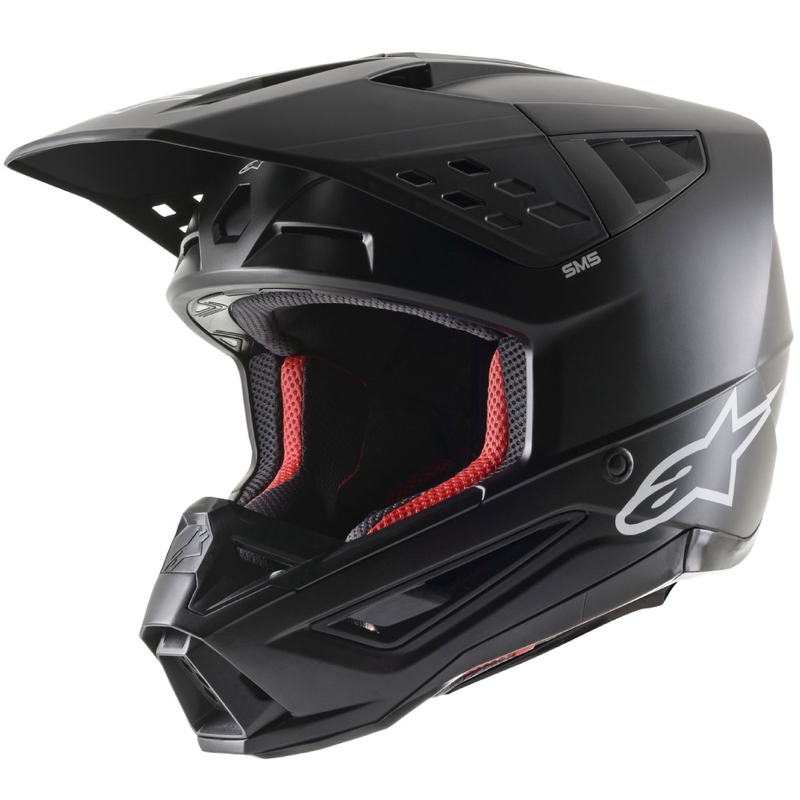 Alpinestars S-M5 Solid motokrosa ķivere matēti melna