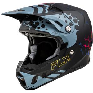 Motokrosa ķivere FLY Racing Formula CC Tektonic melns-pelēks