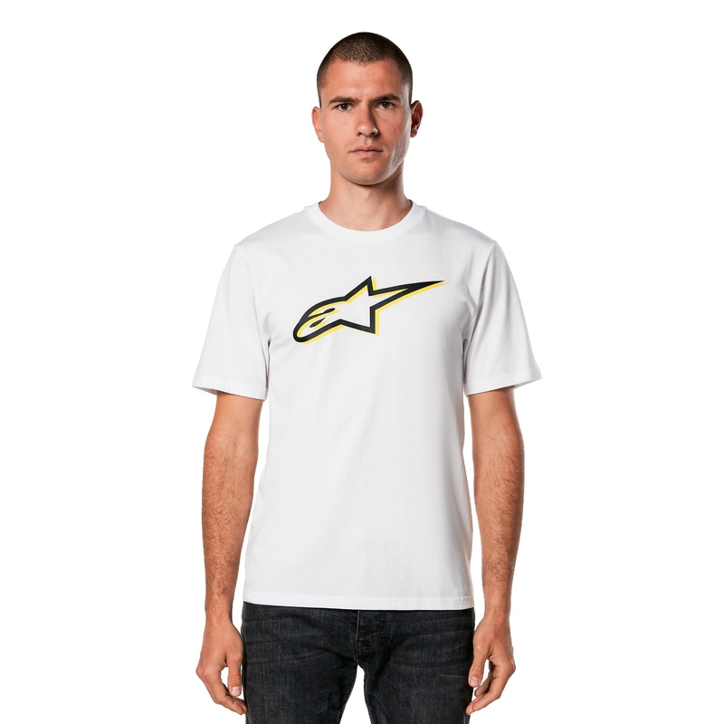 T-krekls Alpinestars Ageless Shadow CSF white-black