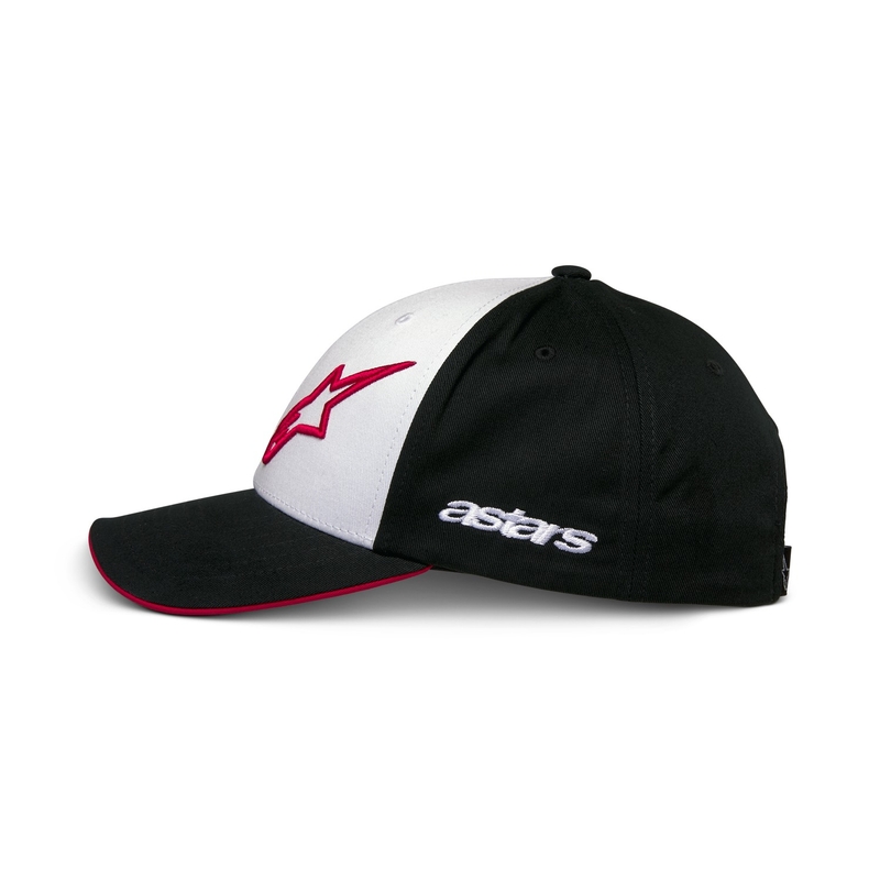 Alpinestars Sessionized Snapback cepure balta-melna-sarkana