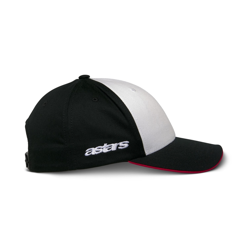Alpinestars Sessionized Snapback cepure balta-melna-sarkana