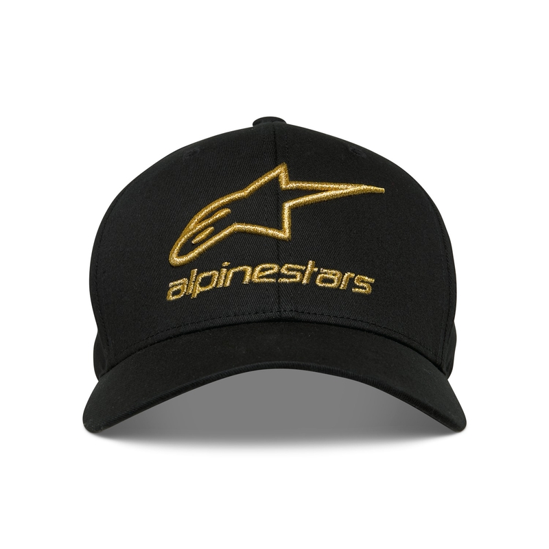 Kšiltovka Alpinestars Gild Flexback černo-zlatá