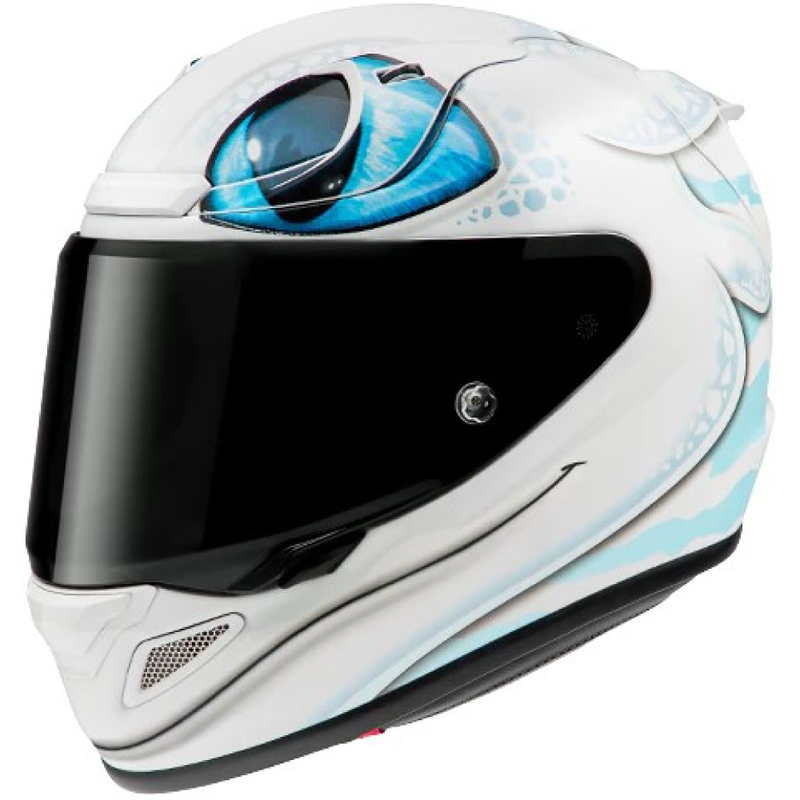 Integrālā ķivere HJC RPHA 12 Light Fury Universal balta-zilā krāsā izpārdošana