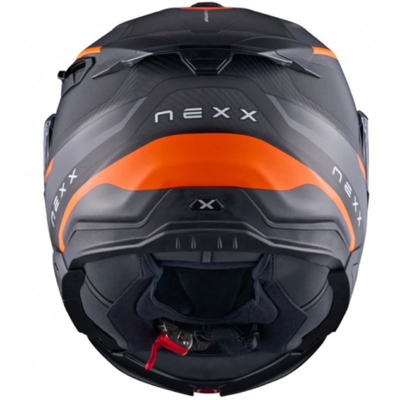 Flip-up motociklistu ķivere Nexx X.Lifetour PRO Mile matēta oranži pelēka izpārdošana