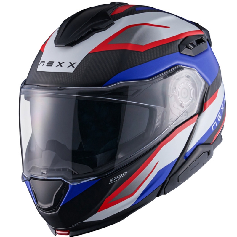 Nexx X.Lifetour PRO Mile motociklistu ķivere matēta, zili sarkana izpārdošana