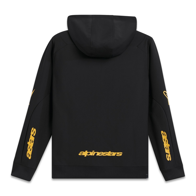 Alpinestars Sessions 3 Hoodie melnā un zelta krāsā