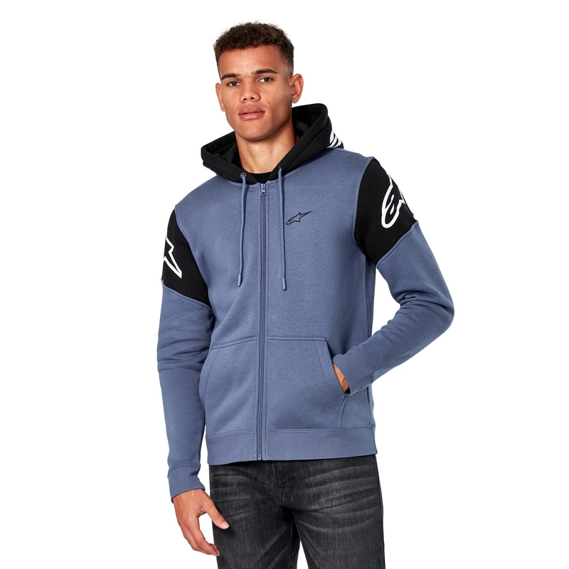 Mikina Alpinestars Velocity Hoodie modro-černá