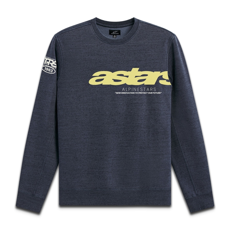 Mikina Alpinestars Episode Crew Fleece modrá