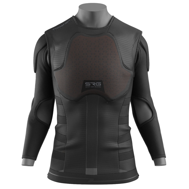 Gaisa spilvenu veste Shot SRG-1 melna