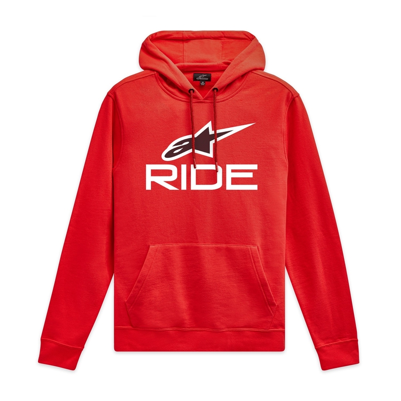 Džemperis Alpinestars Ride 4.0 sarkans, balts un melns