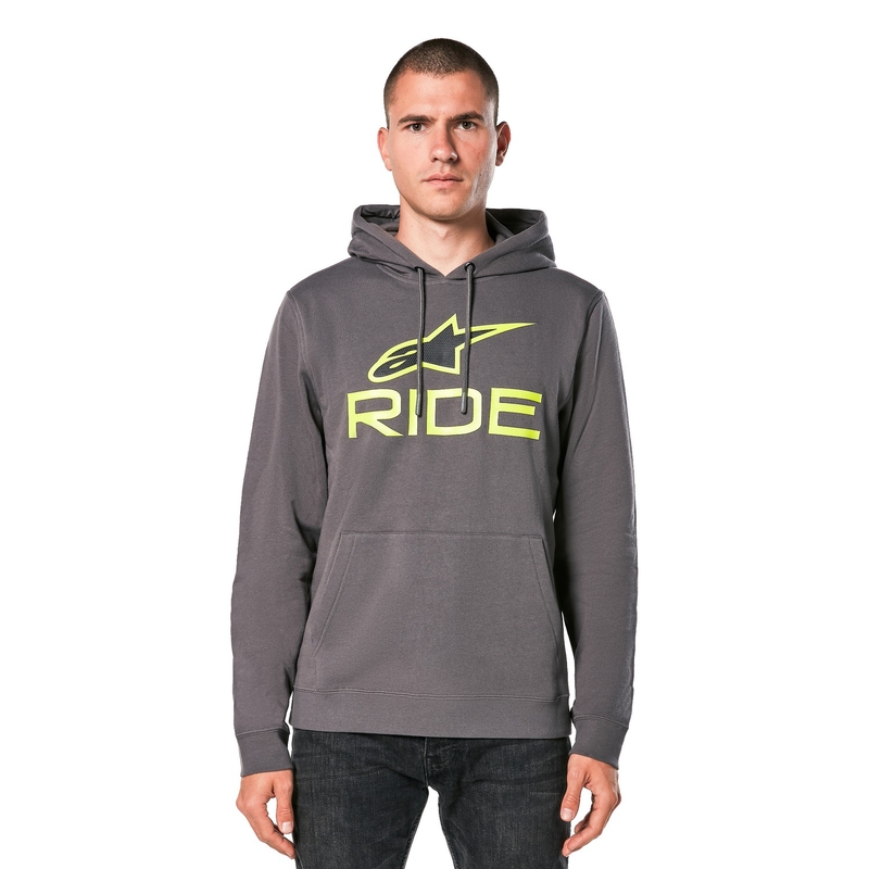 Alpinestars Ride 4.0 pelēka-dzeltena-melna jaka ar kapuci