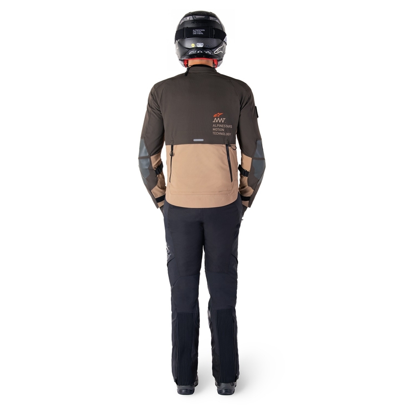 Alpinestars AMT-8 Stretch Drystar XF Brown-Khaki motocikla jaka