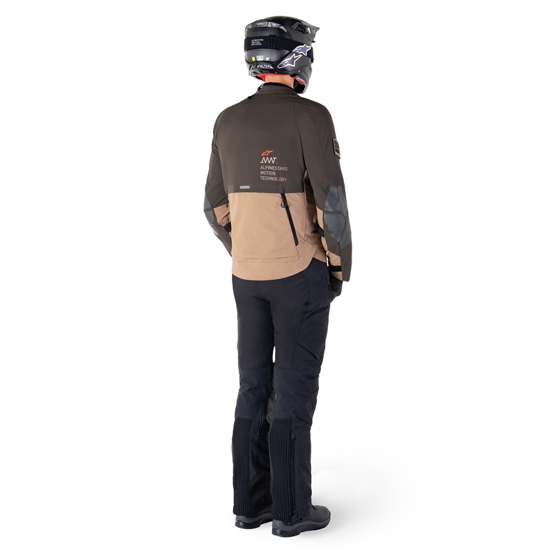 Alpinestars AMT-8 Stretch Drystar XF Brown-Khaki motocikla jaka