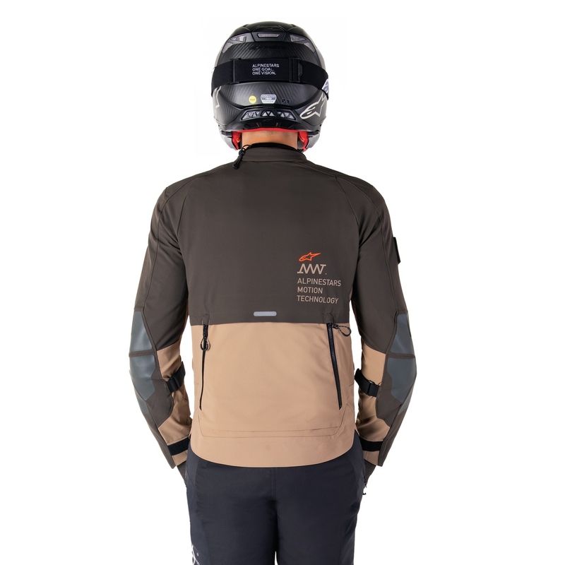 Alpinestars AMT-8 Stretch Drystar XF Brown-Khaki motocikla jaka