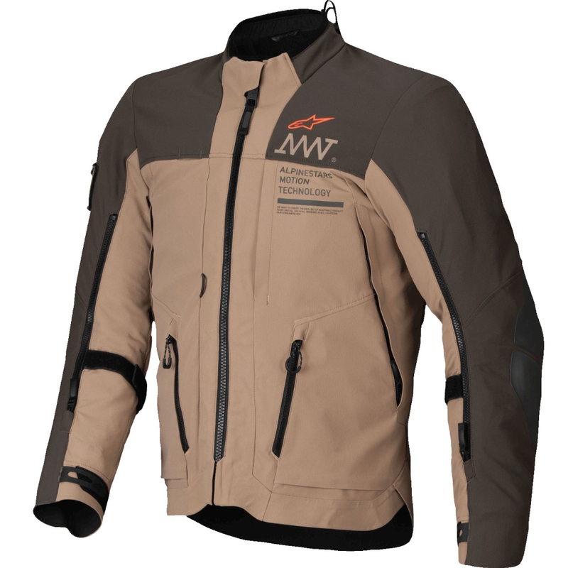 Alpinestars AMT-8 Stretch Drystar XF Brown-Khaki motocikla jaka