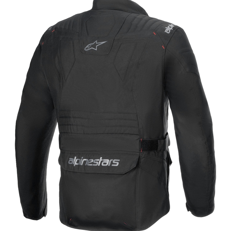 Alpinestars ST-1 ūdensnecaurlaidīga melna motocikla jaka