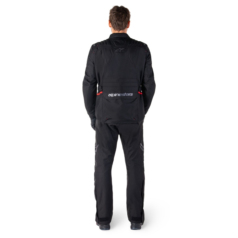 Alpinestars ST-1 ūdensnecaurlaidīga melna motocikla jaka