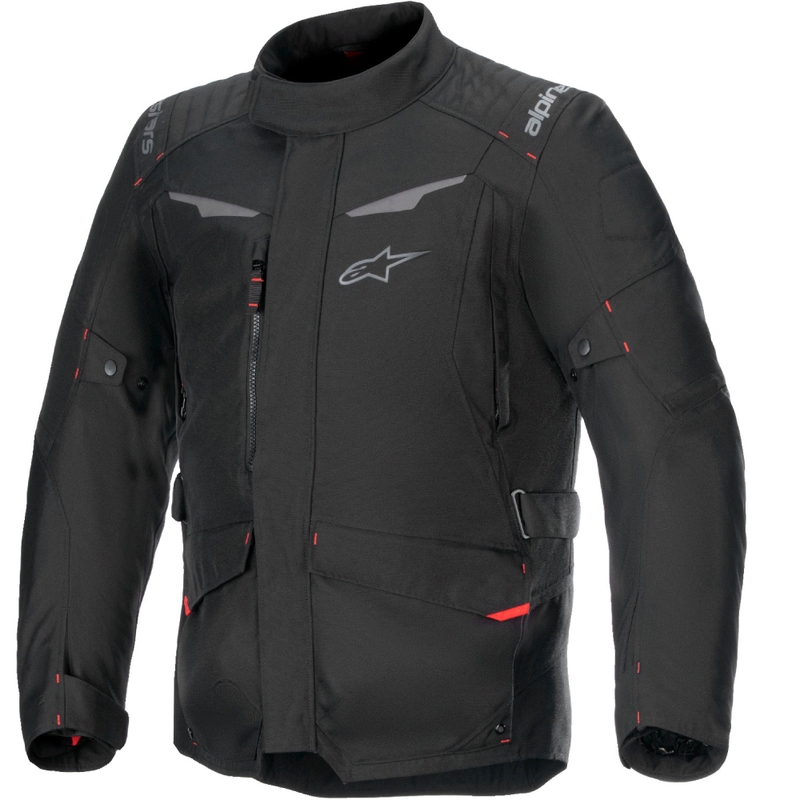 Alpinestars ST-1 ūdensnecaurlaidīga melna motocikla jaka