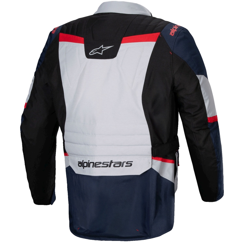 Alpinestars ST-1 ūdensnecaurlaidīga motocikla jaka tumši zili-melni-sarkana