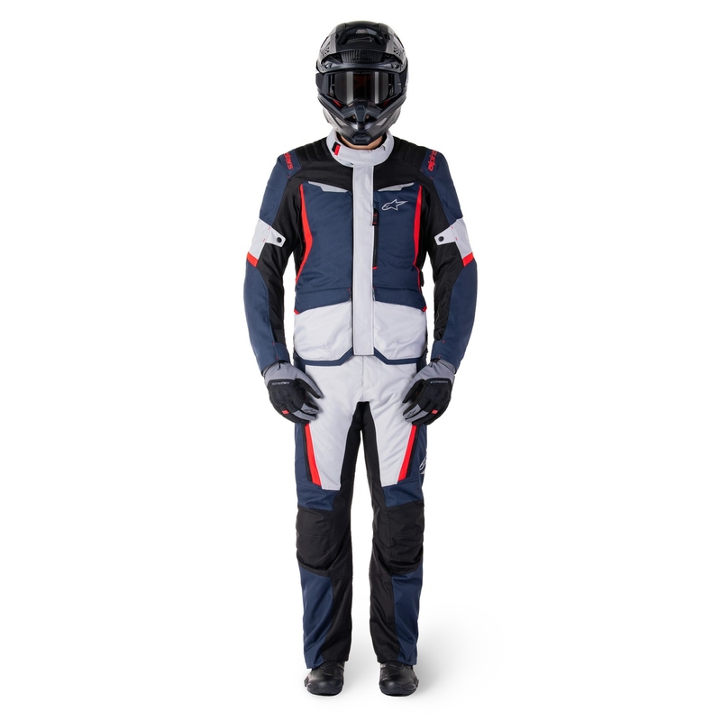 Alpinestars ST-1 ūdensnecaurlaidīga motocikla jaka tumši zili-melni-sarkana