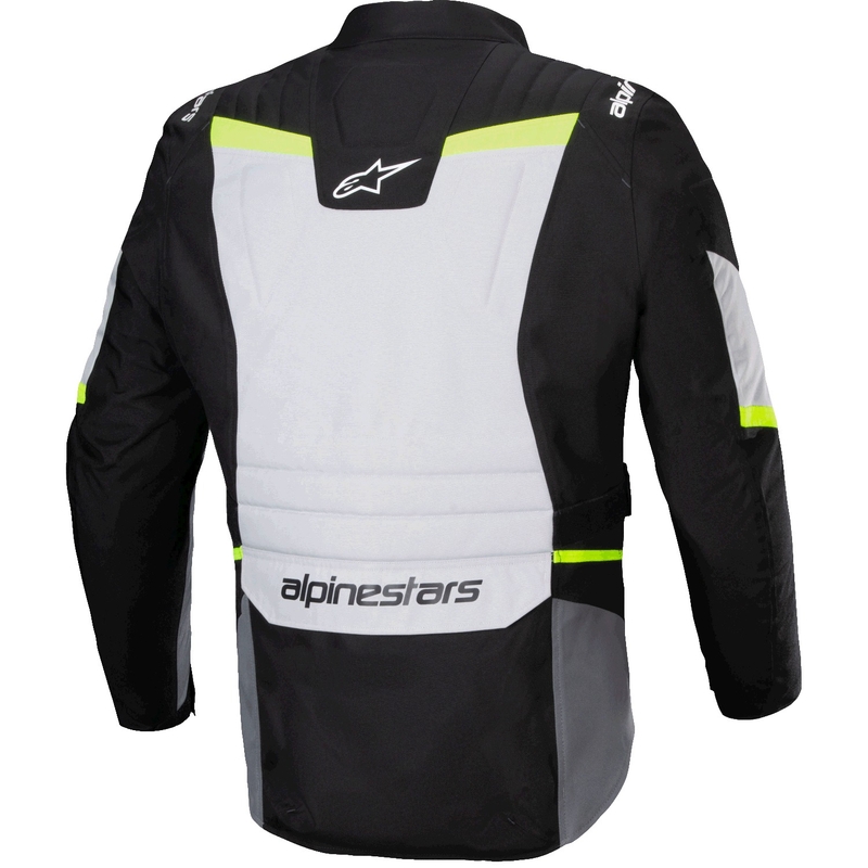 Alpinestars ST-1 Ūdensnecaurlaidīga pelēk-melni-fluo dzeltena motocikla jaka