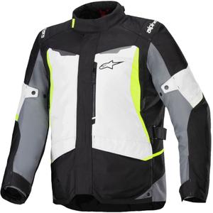Alpinestars ST-1 Ūdensnecaurlaidīga pelēk-melni-fluo dzeltena motocikla jaka
