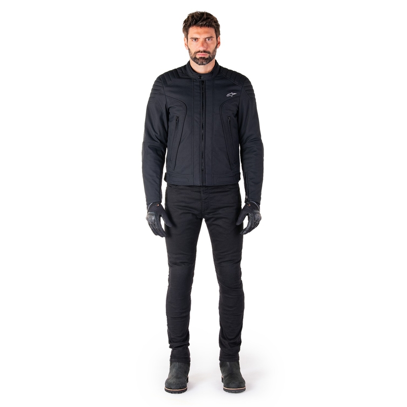 Alpinestars Clayton ūdensizturīga melna motocikla jaka
