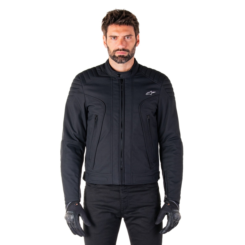 Alpinestars Clayton ūdensizturīga melna motocikla jaka