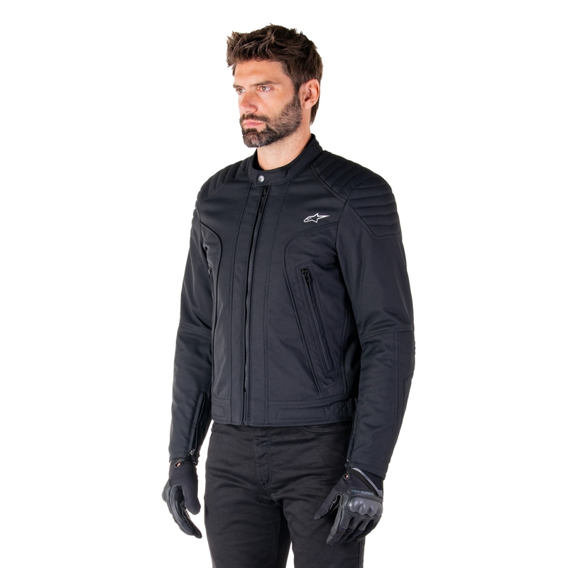 Alpinestars Clayton ūdensizturīga melna motocikla jaka