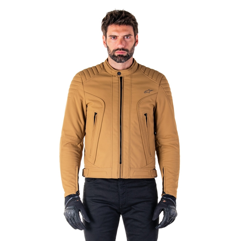 Alpinestars Clayton ūdensizturīga gaiši brūna motocikla jaka