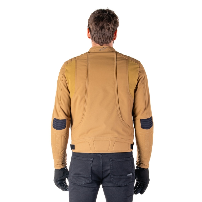 Alpinestars Clayton ūdensizturīga gaiši brūna motocikla jaka