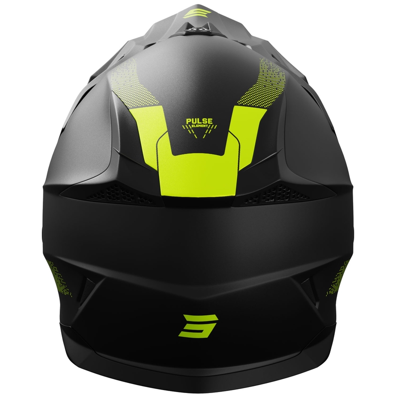 Motokrosová helma Shot Pulse Element matná fluo žlutá