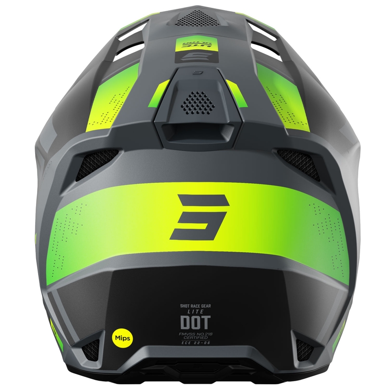Motokrosa ķivere Shot Lite Ultra matēta fluo dzeltena