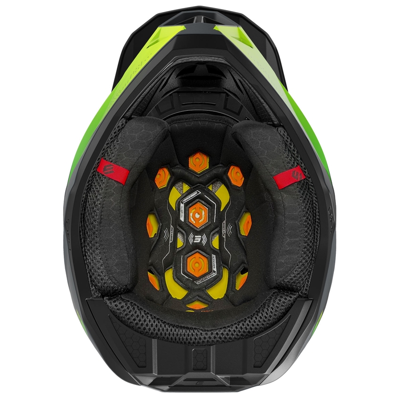 Motokrosa ķivere Shot Lite Ultra matēta fluo dzeltena