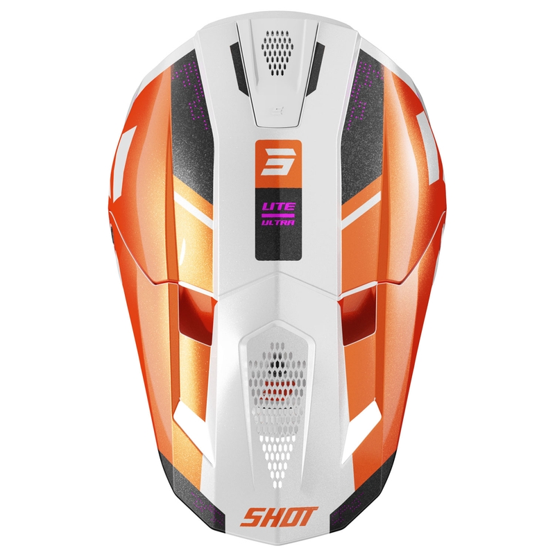 Motokrosa ķivere Shot Lite Ultra pearl orange