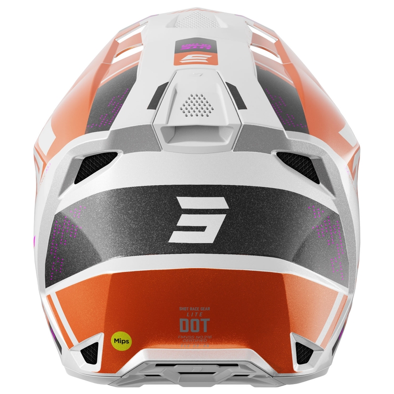 Motokrosa ķivere Shot Lite Ultra pearl orange