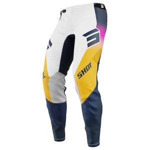 Shot Aerolite Ultra Motokrosa bikses zili-oranž-rozā