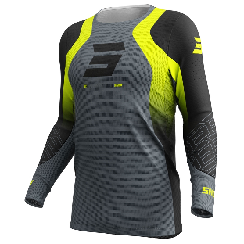 Motokrosa krekliņš Shot Aerolite Ultra fluo dzeltens