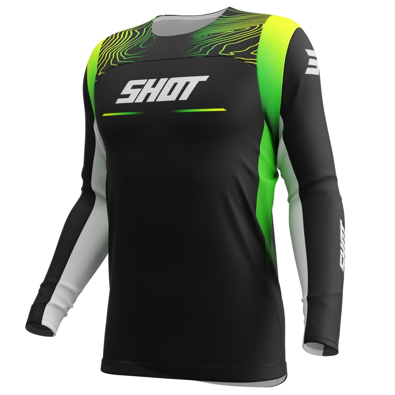 Motokrosa krekliņš Shot Contact Apex fluo dzeltens