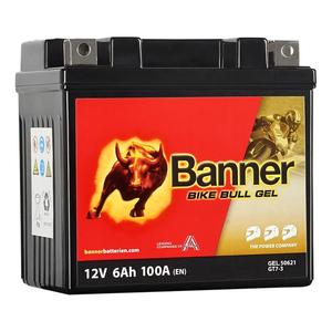 Gēla akumulators Banner Bike Bull GEL 506 21/BGTZ7-S - GTZ7-S 12V, 6Ah, 100A