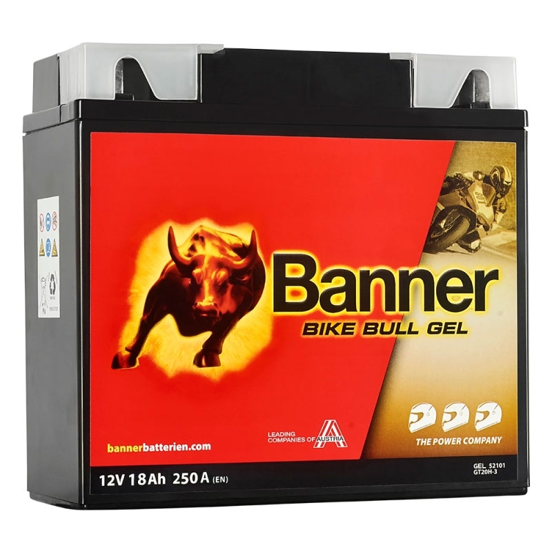 Gēla akumulators Banner Bike Bull GEL 521 01/BG12-19 - G12-19 12V, 18Ah, 250A