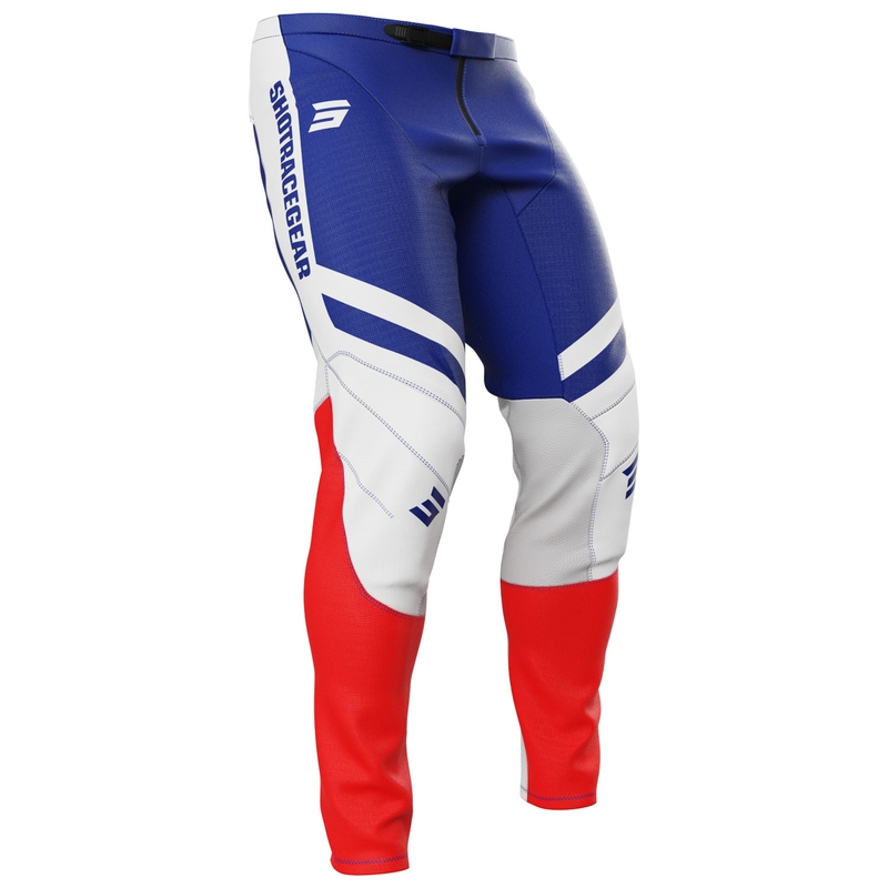 Motokrosa bikses Shot Contact Mythic blue-red