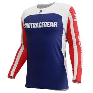 Motokrosa krekliņš Shot Contact Mythic blue-red