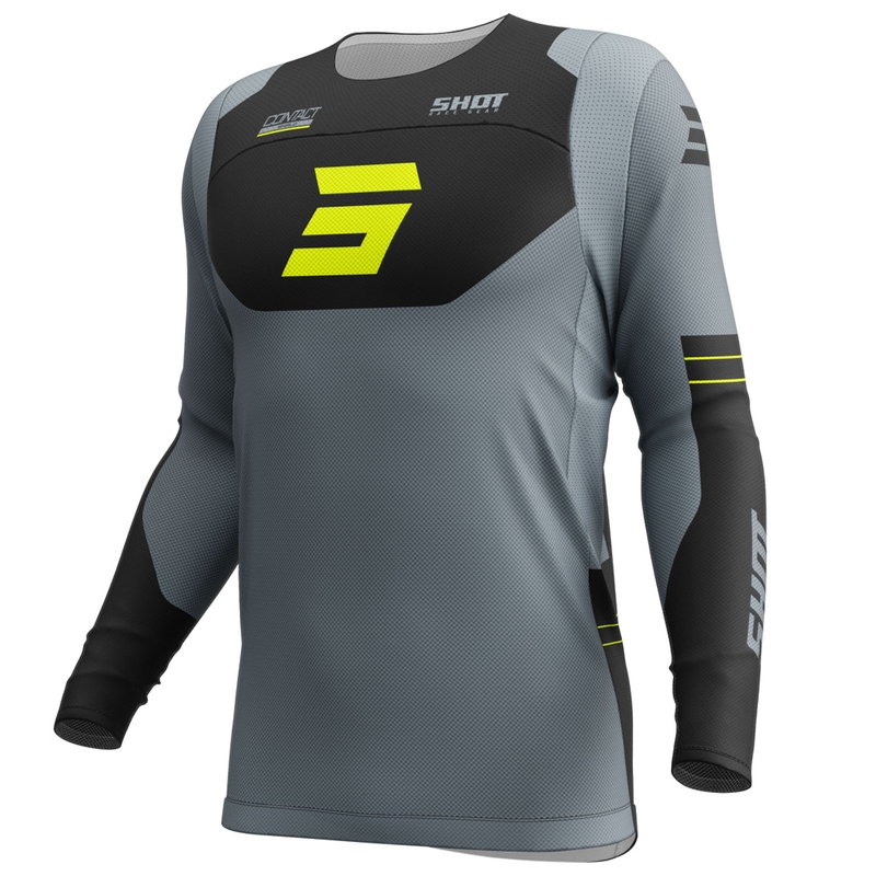 Motokrosa krekliņš Shot Contact Shield fluo dzeltens