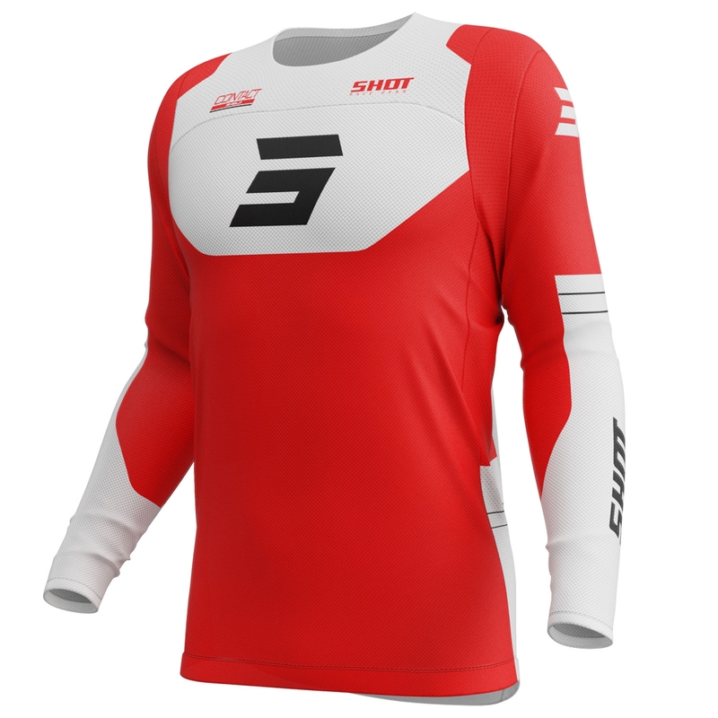 Motokrosa krekliņš Shot Contact Shield sarkans