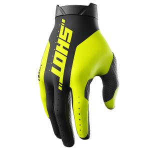 Motokrosa cimdi Shot Lite Pro fluo dzeltens