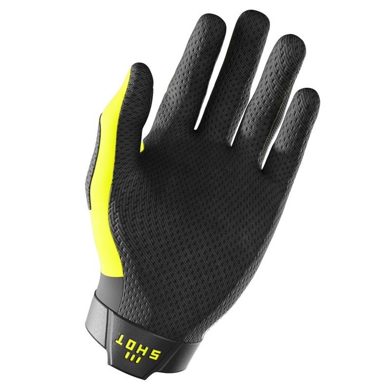 Motokrosa cimdi Shot Lite Pro fluo dzeltens