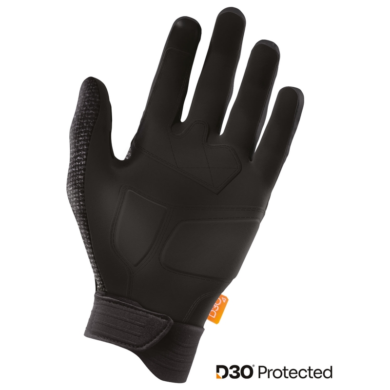 Motokrosa cimdi Shot Guard D3O® melni