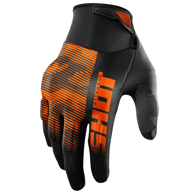 Motokrosa cimdi Shot Drift Tactic fluo oranžs